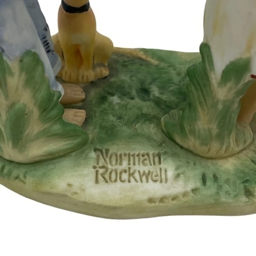 Norman Rockwell Beguiling Buttercup Four Seasons Porcelain Figurine